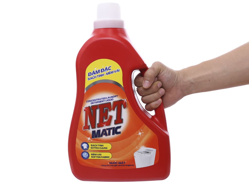 Nước giặt NET MATIC can 3.3kg siêu đậm đặc