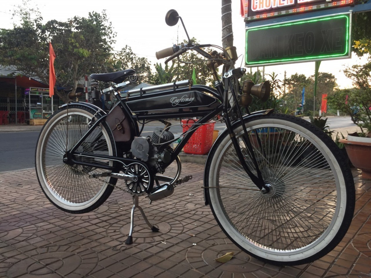 xe cổ mobylet 1924 - mobilet 1924 - xe máy cổ - xe đạp cổ