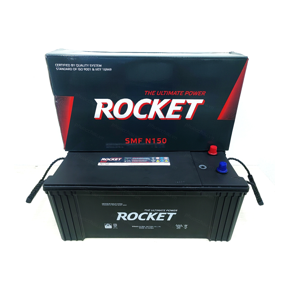 Bình Ắc Quy 12V-150Ah, Ắc Quy ROCKET SMF N150