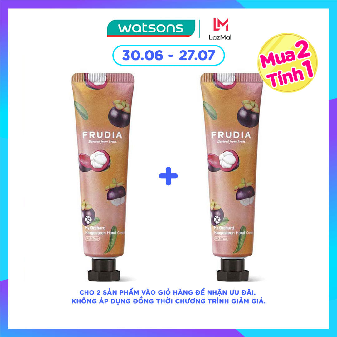 MUA 3 TÍNH 2 Kem Dưỡng Tay Frudia My Orchard Mangosteen Hand Cream Chiết