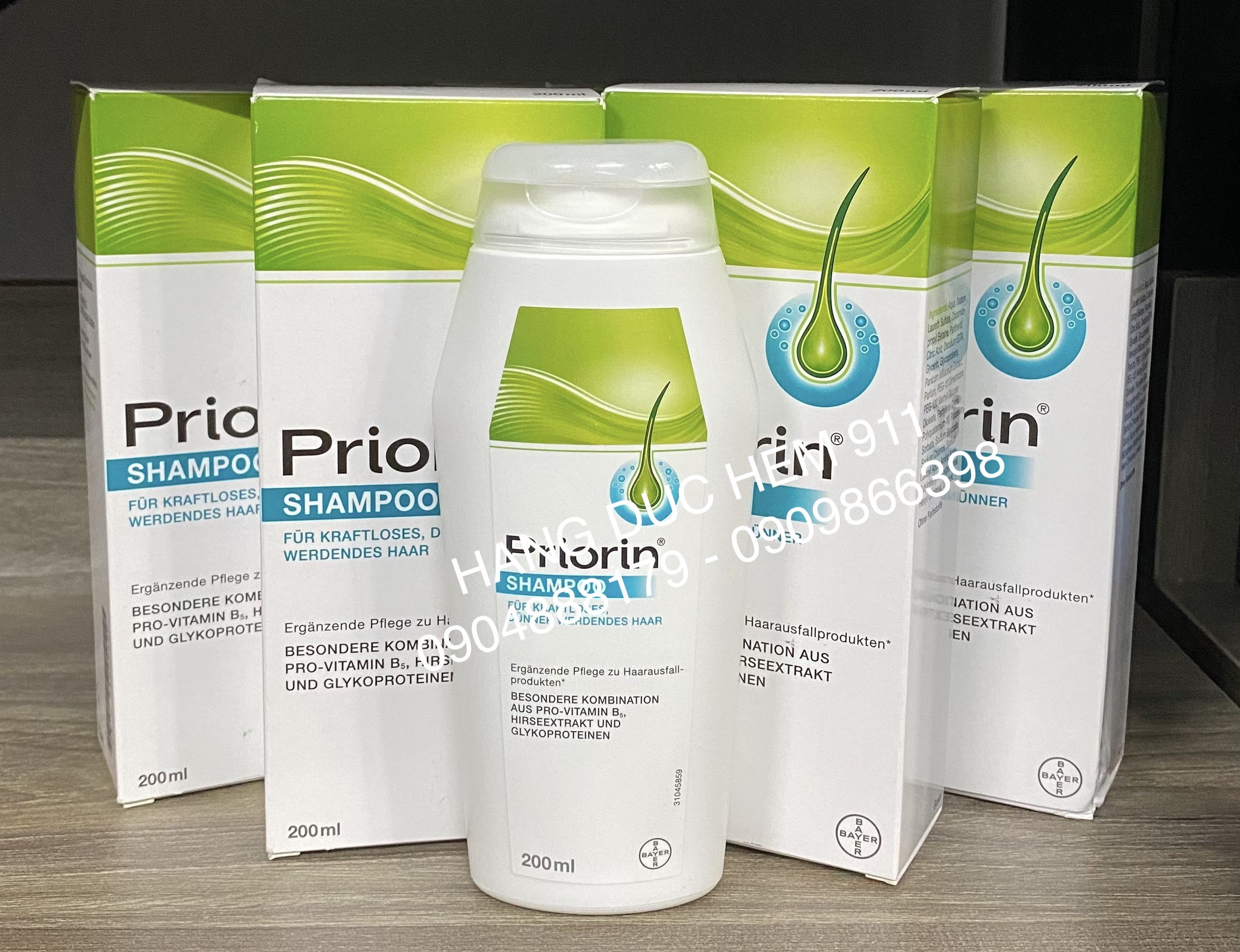 Dầu gội mọc tóc Priorin 200ml nội địa Đức