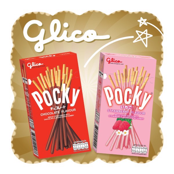 Bánh que Pocky Thái Lan các vị ngon 18k/ 1 hộp