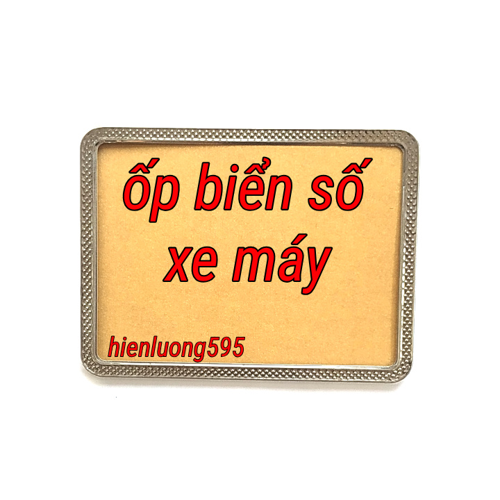 Ốp biển số xe máy