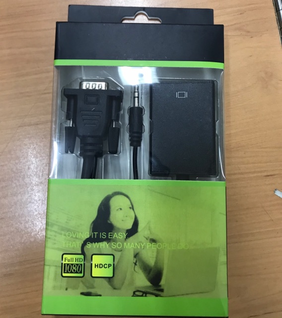 Cáp chuyển đổi vga sang hdmi có âm thanh