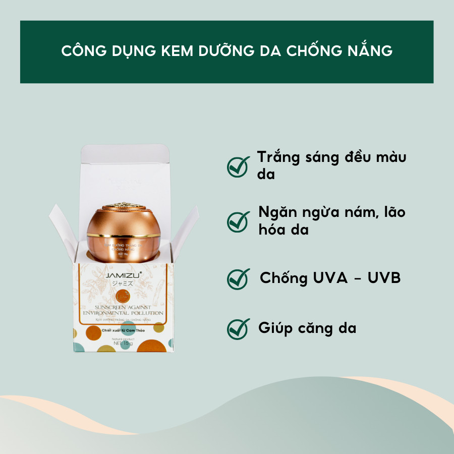 Kem dưỡng trắng da Jamizu 15g
