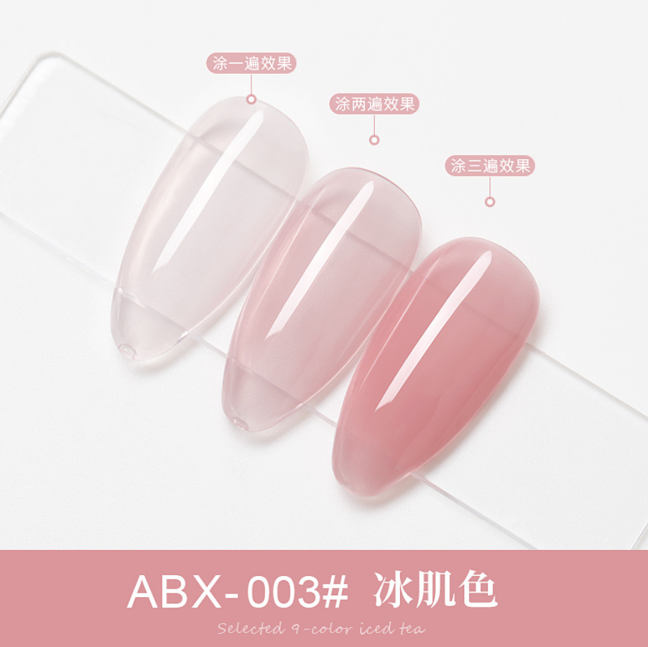 [HCM]Sơn gel AS red - màu thạch hồng mã ABX