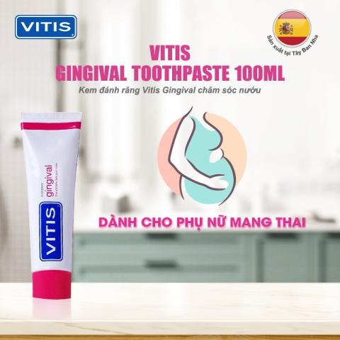 Kem đánh răng VITIS Gingival chăm sóc nướu răng nhạy cảm 100ml