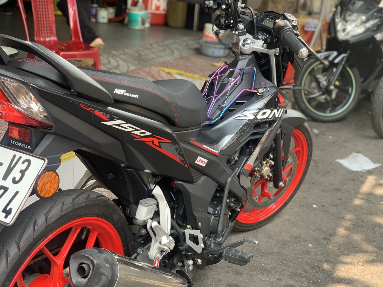 [HCM]BAGA INOX SƠN TITAN CHO HONDA SONIC