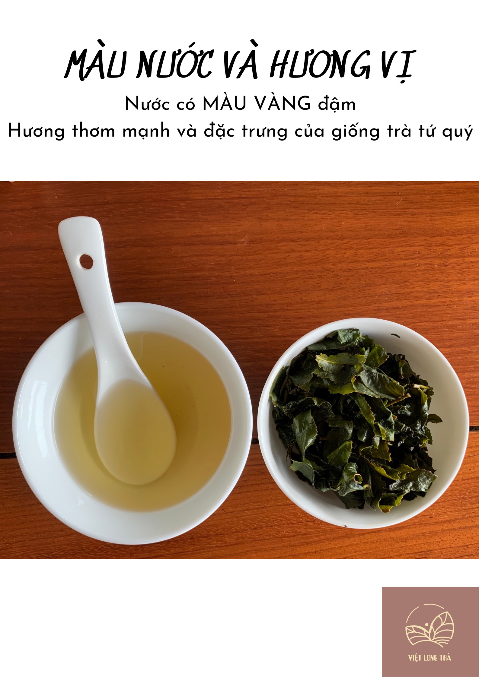 Trà Oolong Tứ Quý - 100g - Việt Long Trà