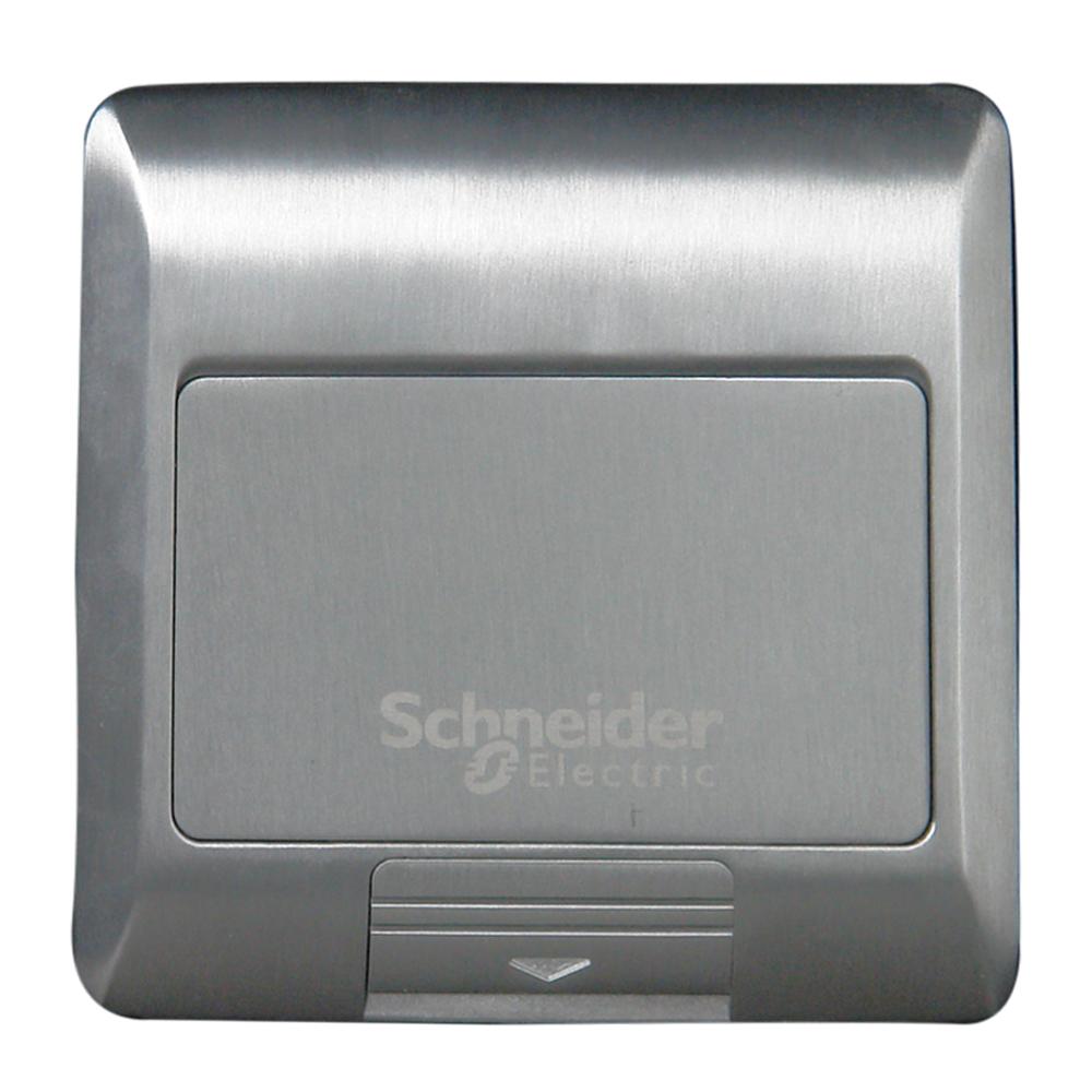 Ổ cắm âm sàn cho Concept có đế âm, màu nhũ bạc - Ổ Cắm Schneider Electric - CON224_ABE_G5