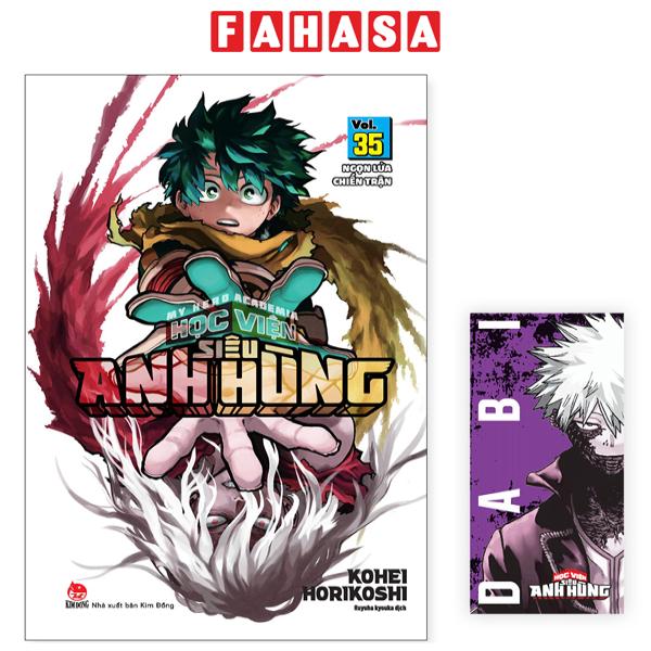 Fahasa - My Hero Academia - Học Viện Siêu Anh Hùng - Tập 35 Ngọn Lửa Chiến  Trận - Tặng Kèm Bookmark Nhân Vật - Mixasale