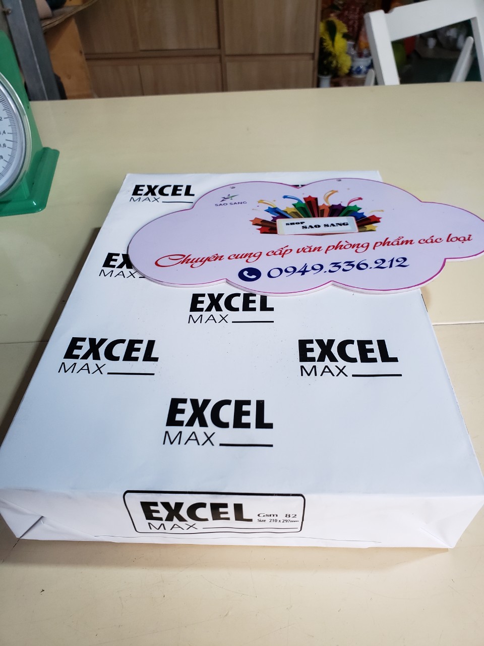 Set 100 tờ Giấy trắng/Giấy Excel khổ A4