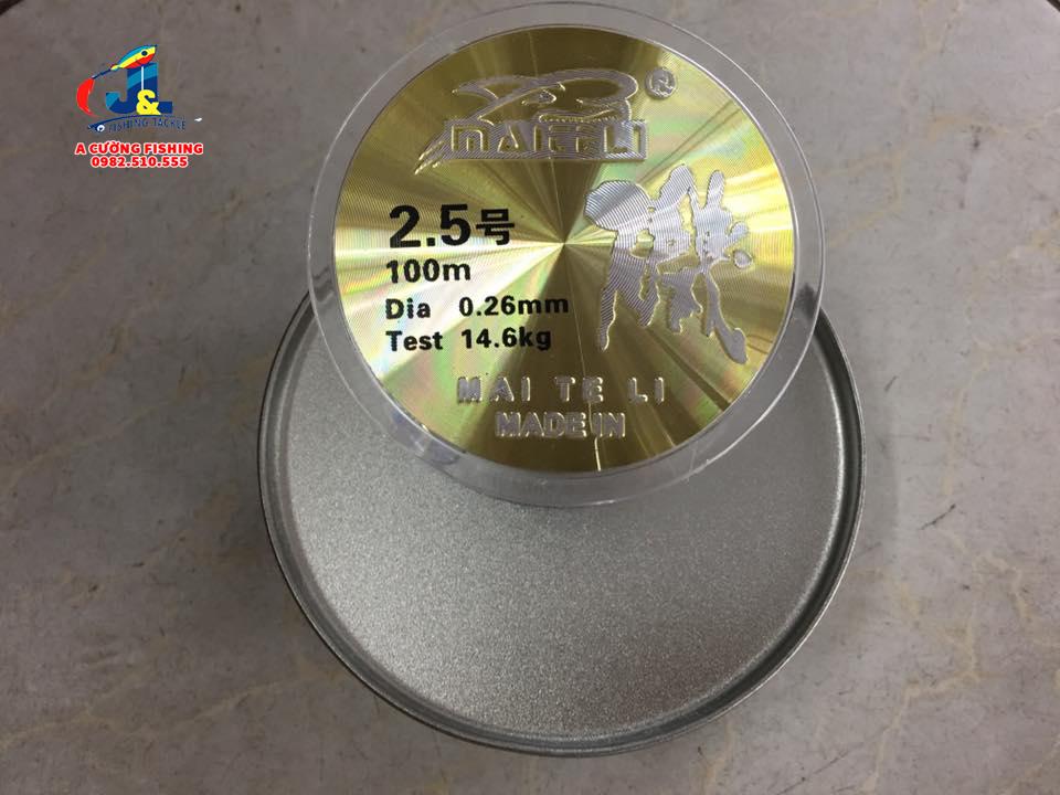 Cước MAITELI - Cước hộp sắt 100m