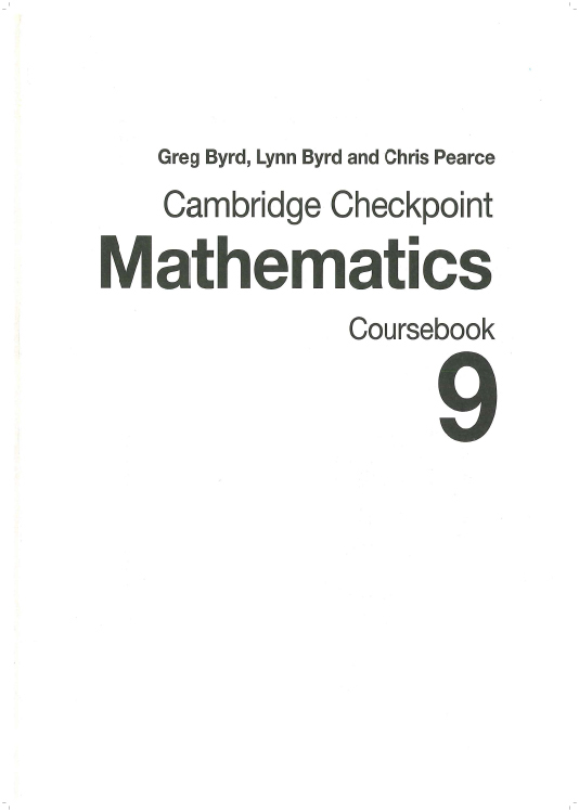 Mathematics course book + Practice book