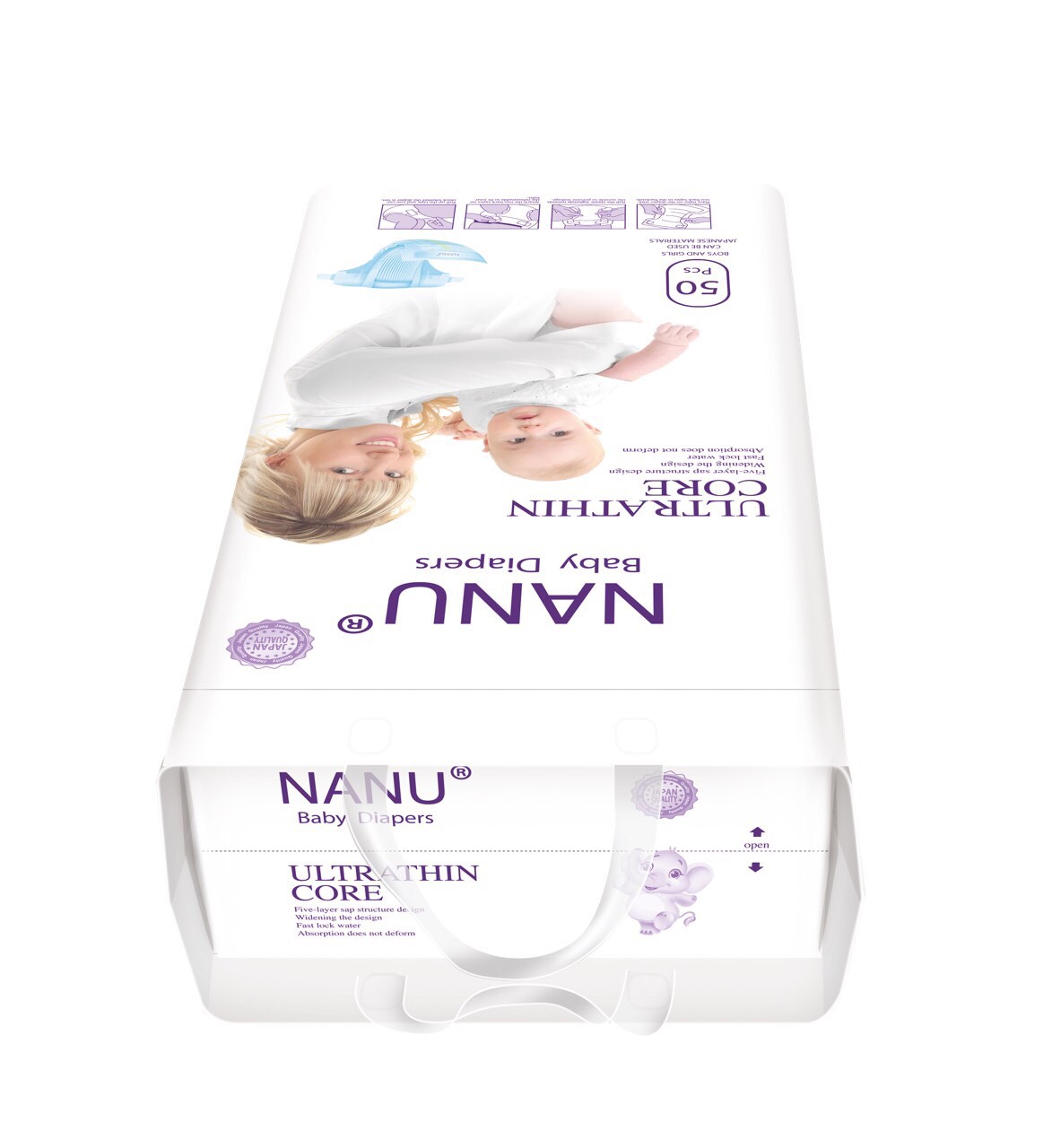 Combo 50 Miếng TÃ/BỈM DÁN NANU size S M
