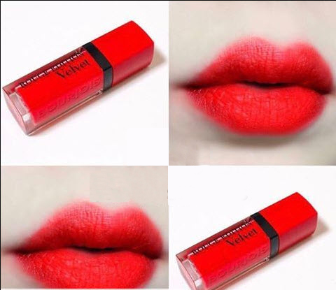 [HCM]Son Bourjois velvet màu 18 đỏ cam thiên đỏ