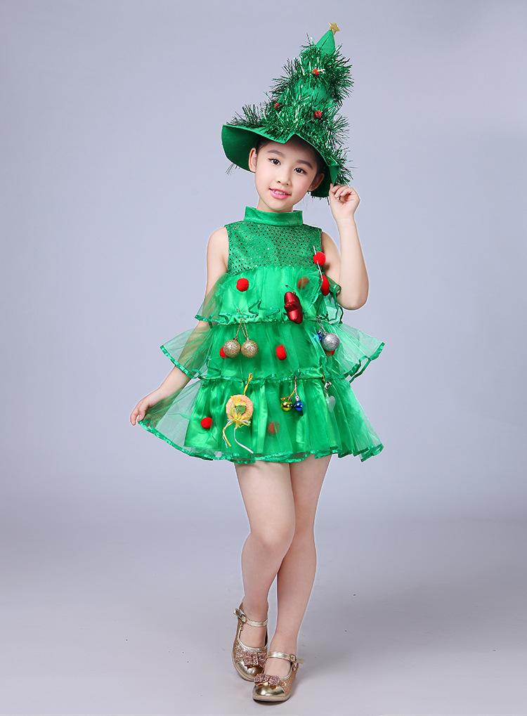 Girls' Christmas Dress Includes Hat and Accessories, Size 10kg - 30kg