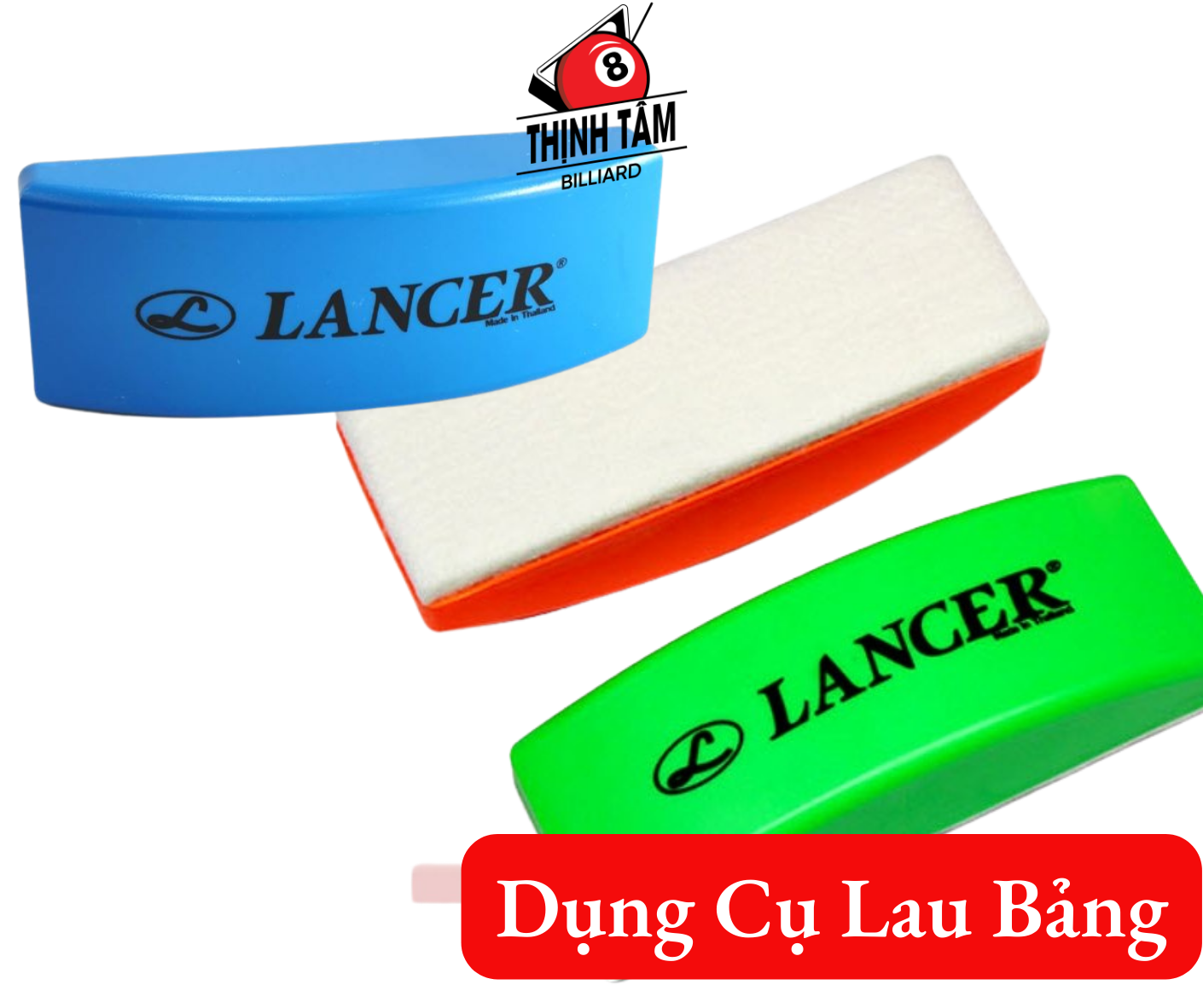 [THỊNH TÂM] Dụng Cụ Lau Bảng Lancer Bida Bi-A [ Lau Bảng ]