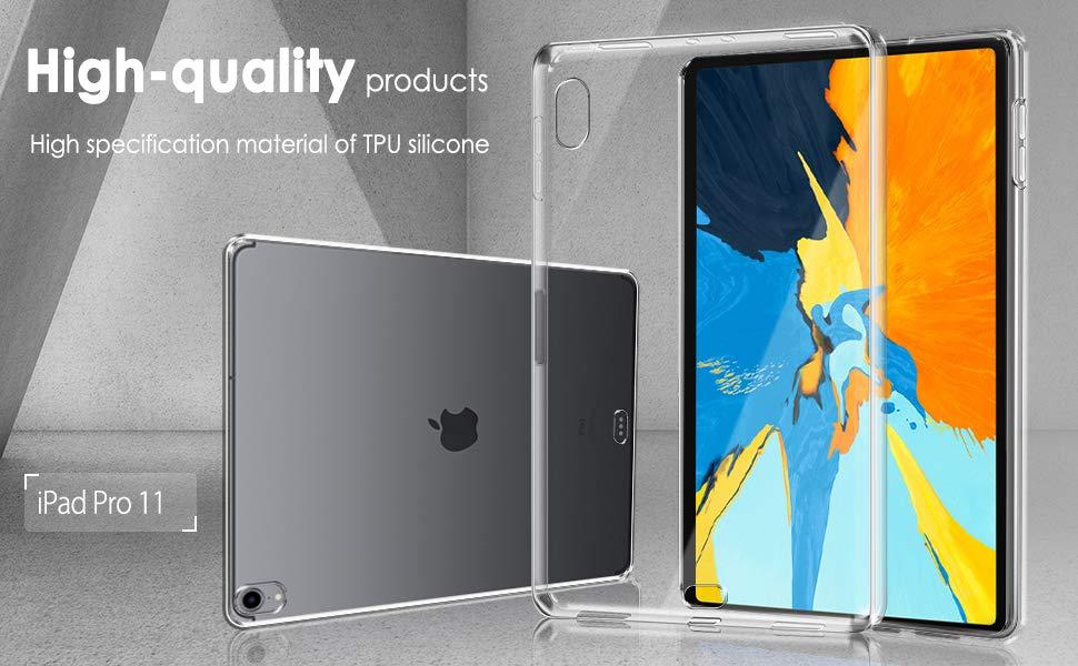 Ốp lưng silicon trong suốt cho ipad pro 11 inch