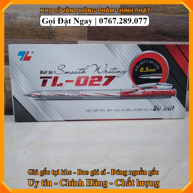 HỘP 20 BÚT BI TL-027(GIÁ TẠI KHO)