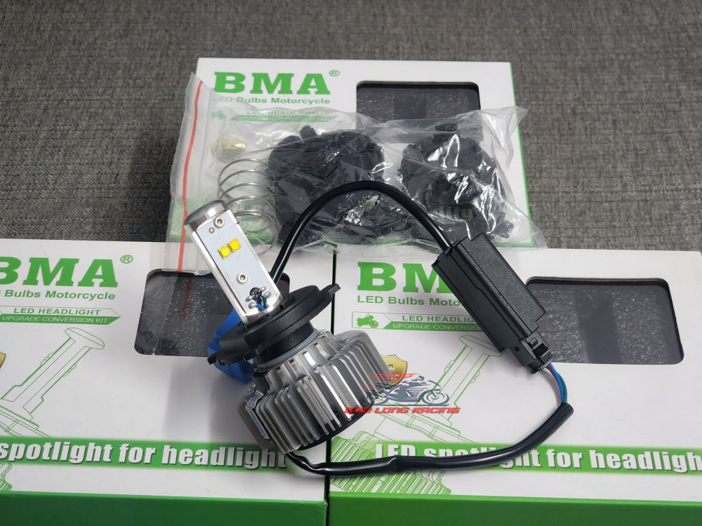 Đèn Pha LED CREE 4 tim - 20W T16 dành cho xe máy,moto,oto (cos vàng - pha trắng)