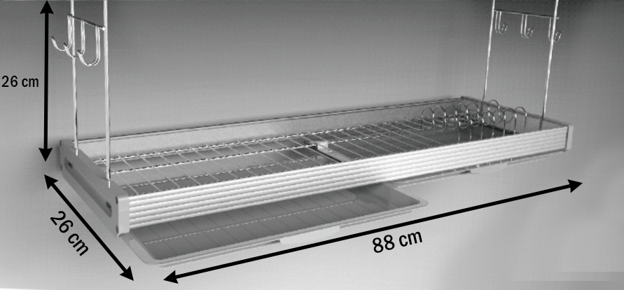 Kệ úp chén, kệ bát đĩa Light 800  Hàn Quốc