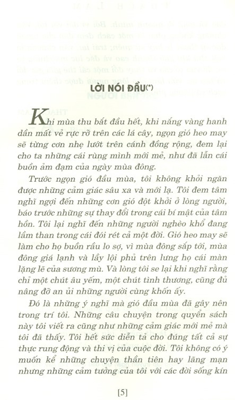 Gió Lạnh Đầu Mùa - Tập Truyện Ngắn
