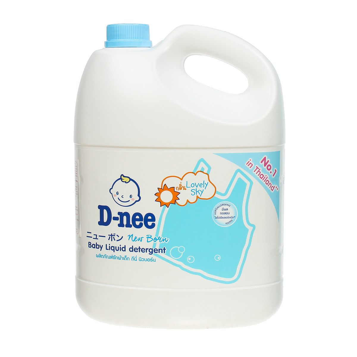 Nước giặt quần áo em bé Dnee 3000ml (Chính hãng có tem Đại Thịnh)