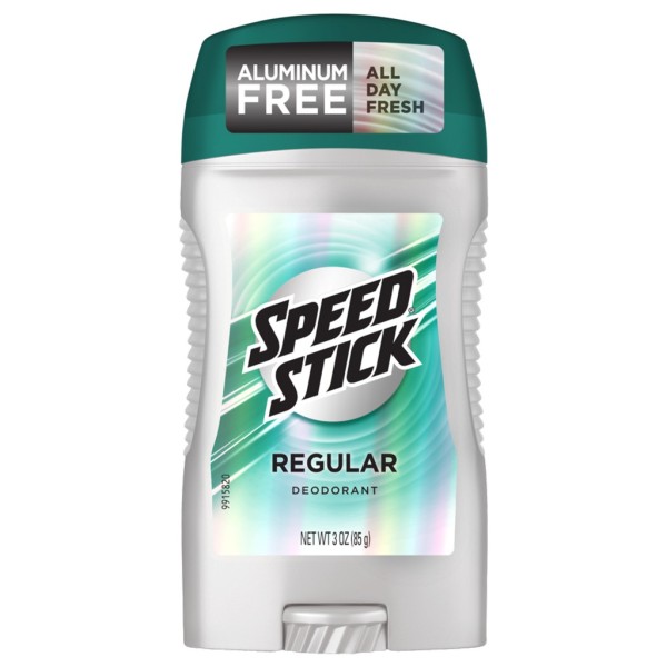 [Hàng Mỹ] Lăn khử mùi nam Speed Stick REGULAR 85g dạng sáp xanh - Speed Stick Deodorant for Men, Aluminum Free, Regular 3 Oz nhập khẩu