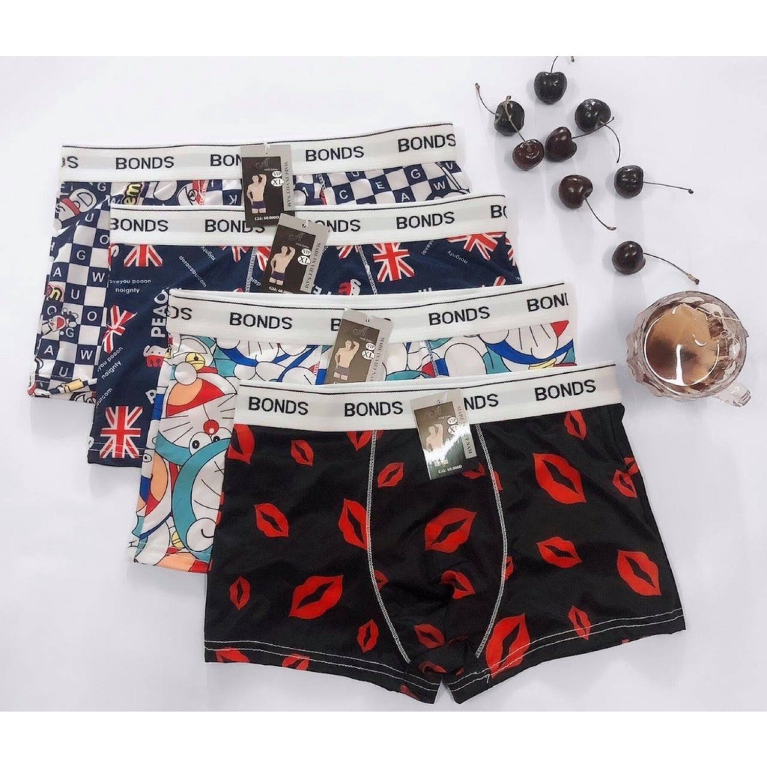 Combo 4 Quần Sịp Đùi Nam Cao Cấp Thun Lạnh Thoáng Mát