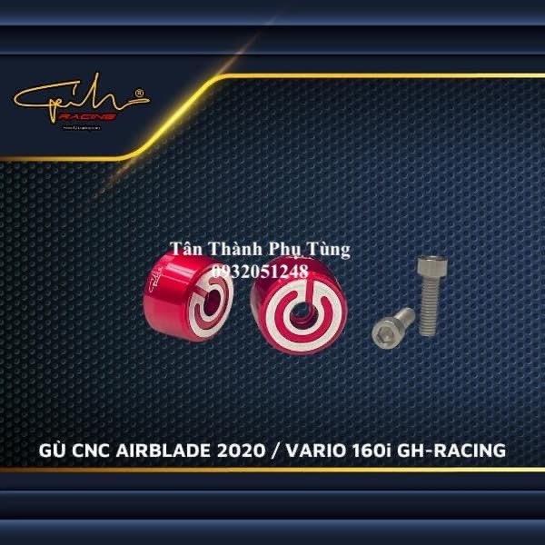 Gù nhôm cnc gắn air blade 2020-2022 , vario 160 gh-racing