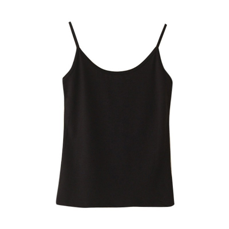Áo 2 dây cotton trơn chất đẹp, sang chảnh