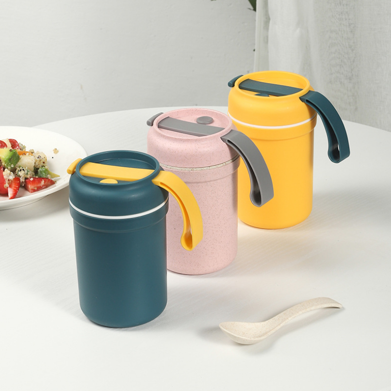 Cốc đựng súp kèm muỗng 330ml