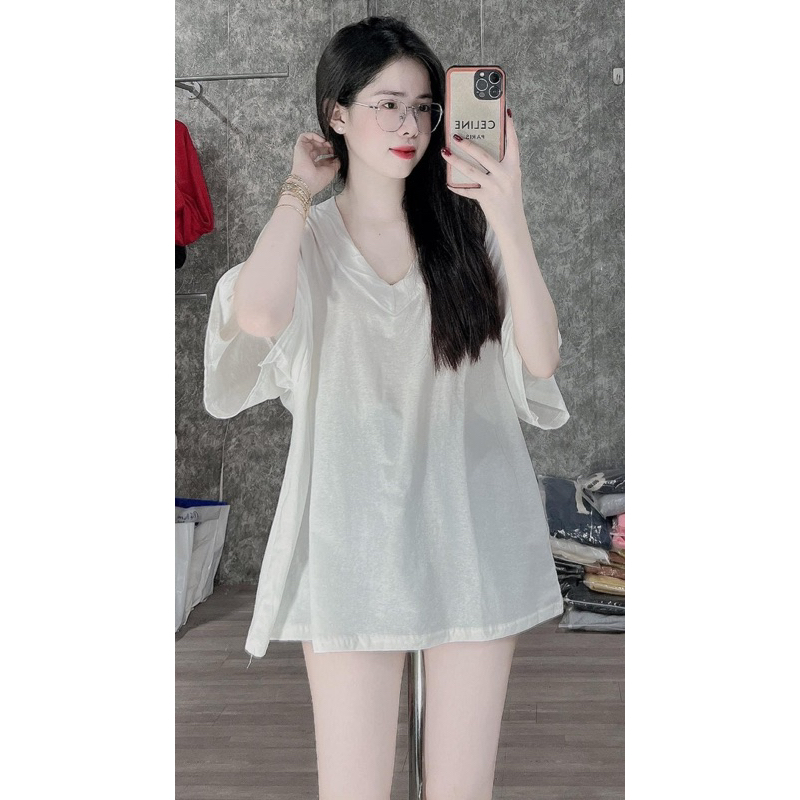 Áo Thun Cotton Khô 3158 Cổ Tim