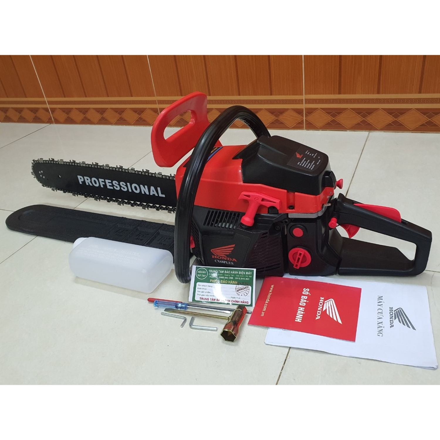 Máy cưa gỗ mini siêu bền nhật bản-máy cưa xích chạy xăng honda cx68plus