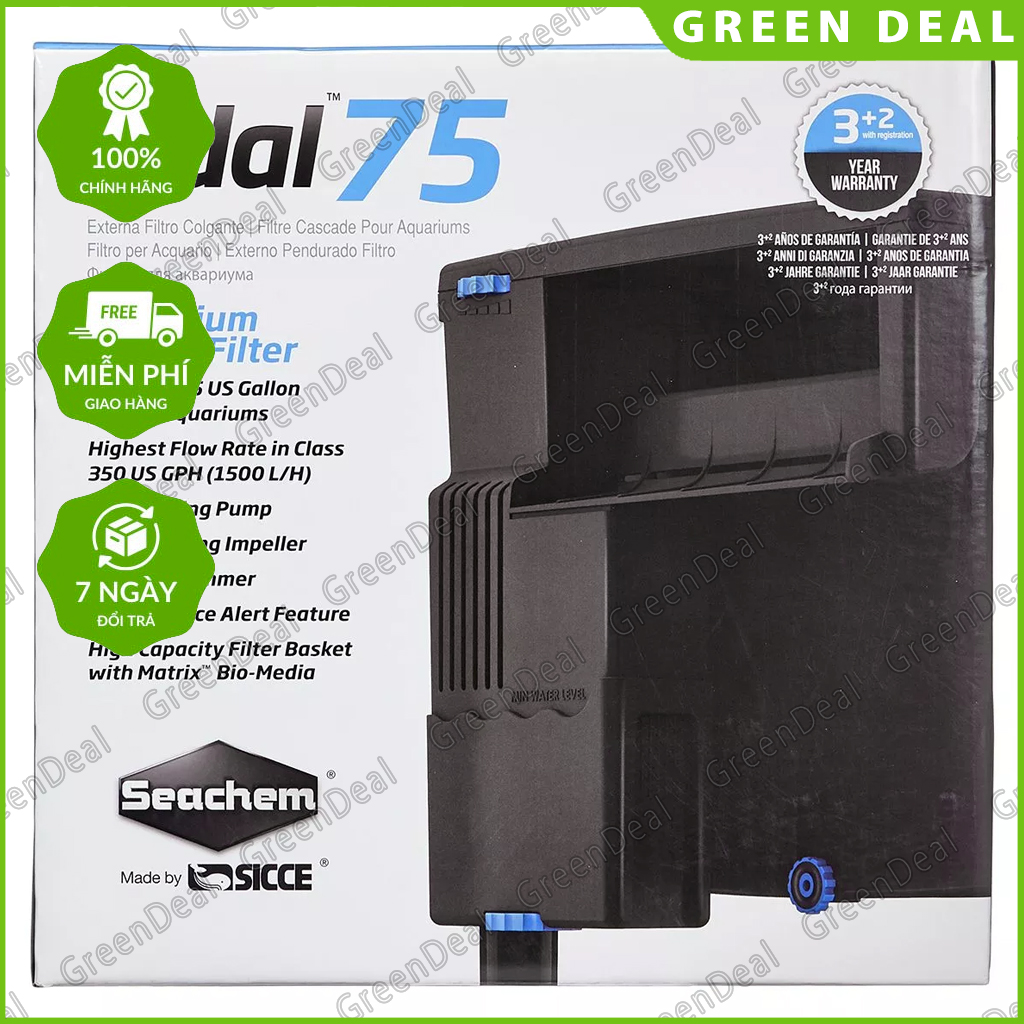 SEACHEM - Power Filter Tidal | Máy lọc thác cho hồ cá thủy sinh
