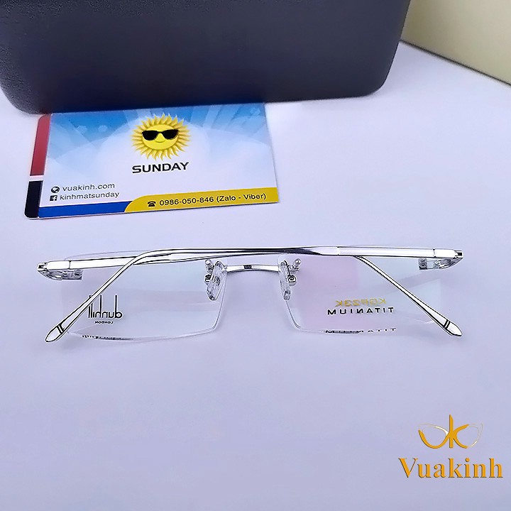 Kính không gọng cao cấp dunhill TT52