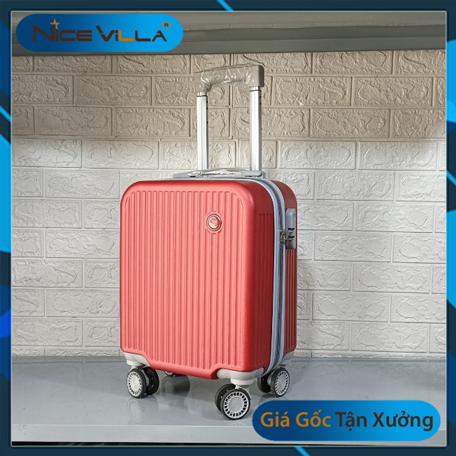 Vali nhựa pc + abs nicevilla 16 inch gọn nhẹ