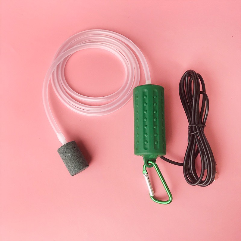 "hoàn tiền đến 10%" máy sủi oxy usb mini siêu êm nhiều màu - tiện lợi đa chức năng cổng sạc 5v 1 vòi