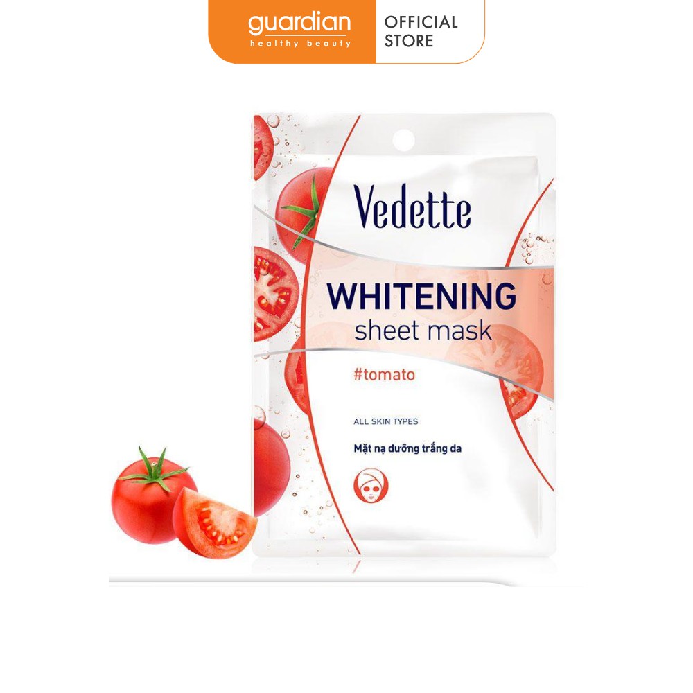 Mặt Nạ Giấy Trắng Da Cà Chua Vedette 22Ml