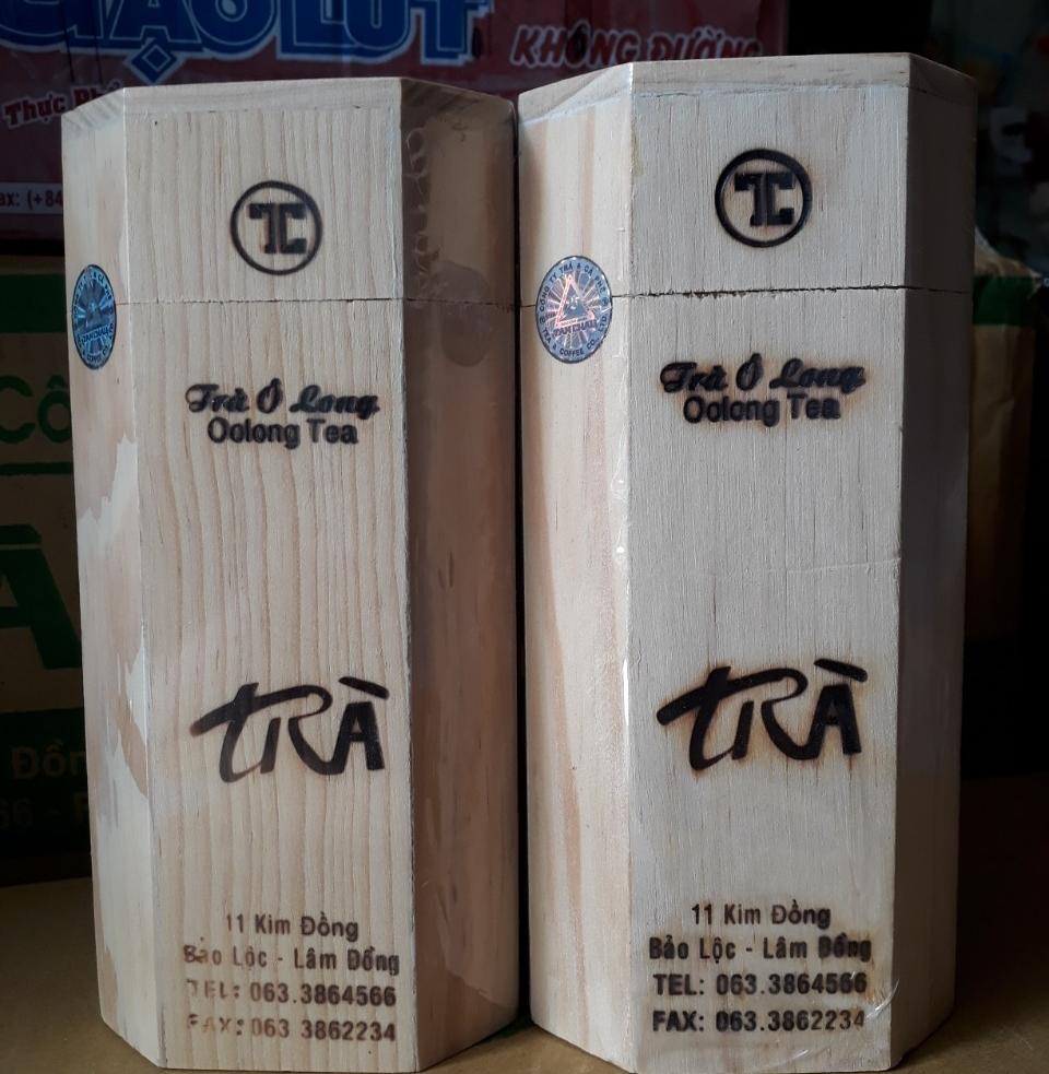 TRÀ Ô LONG - OOLONG TÂM CHÂU HỘP GỖ 100G