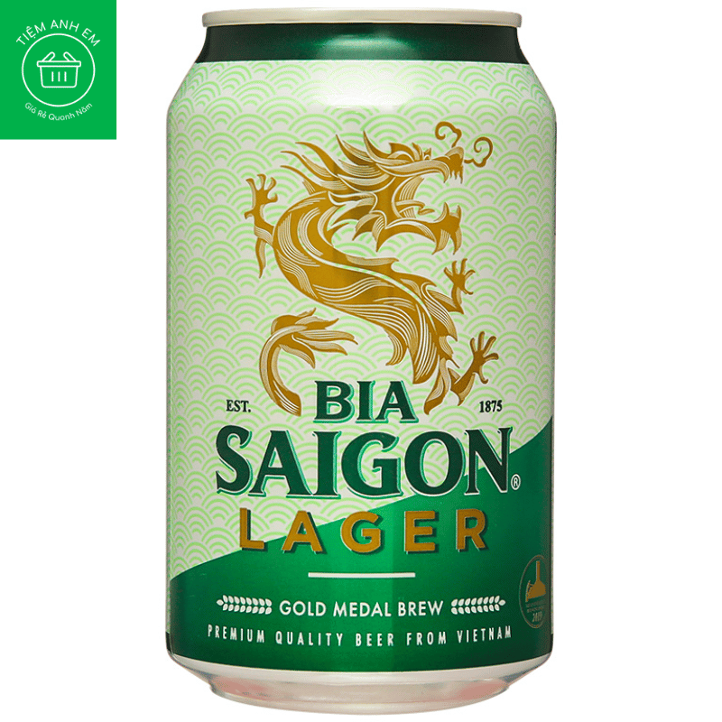 Bia Sài Gòn Lager Lon 330ml