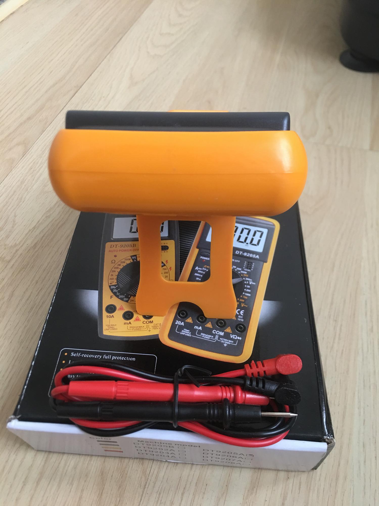 Đồng hồ đo vạn năng Digital Multimeter Excel DT9205A (Đen phối vàng Mẫu 2019)