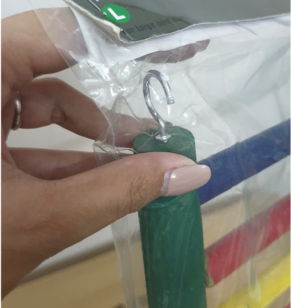Thang gỗ trang trí cho lồng Vẹt