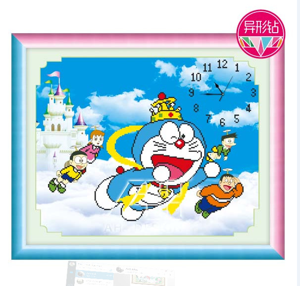 Tranh đính đá đo rê mon 77498 kích thước 60 x 50 cm