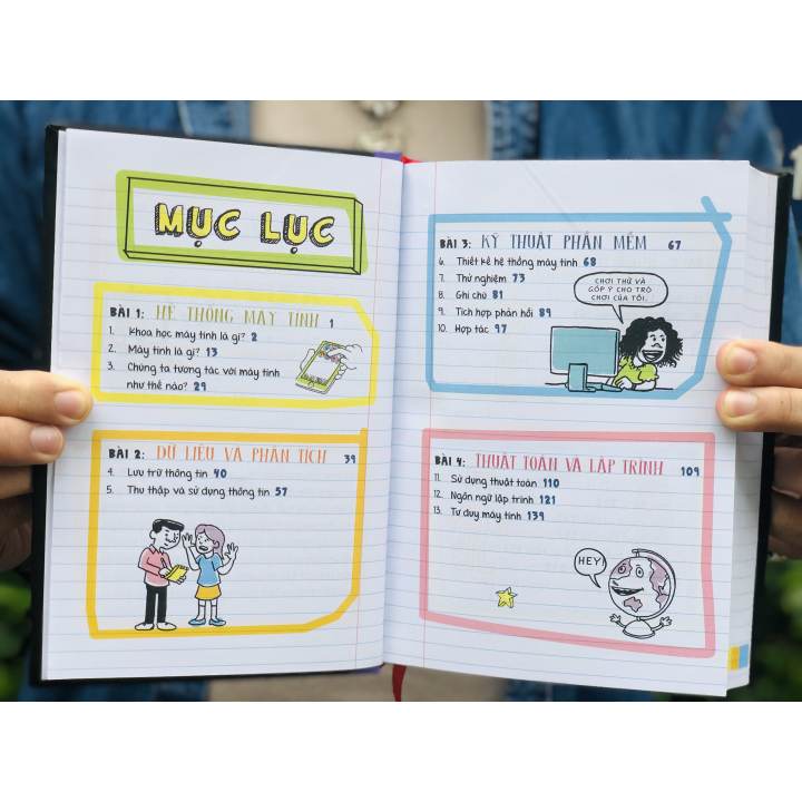 Sách Sổ Tay Khoa Học Máy Tính Và Mã Hóa - Tổng hợp kiến thức mã hóa lập trình cho học sinh - Hình ảnh 4