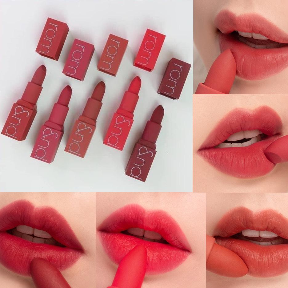 Son lì - son romand zero - son thỏi zero gram romand matte lipstick