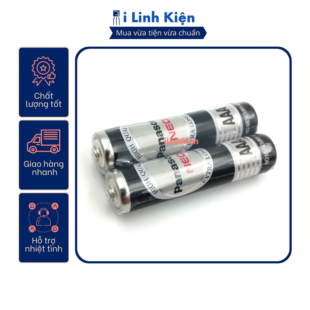 Pin AAA Panasonic 1.5V (vỉ 2 viên)