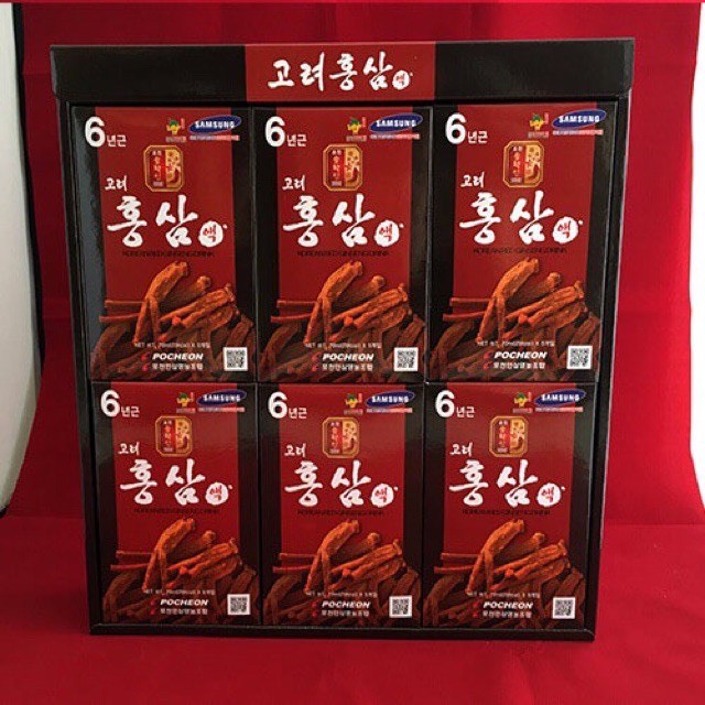 NƯỚC MÁT HỒNG SÂM POCHEON HÀN QUỐC ( 30 GÓI X 70ML)