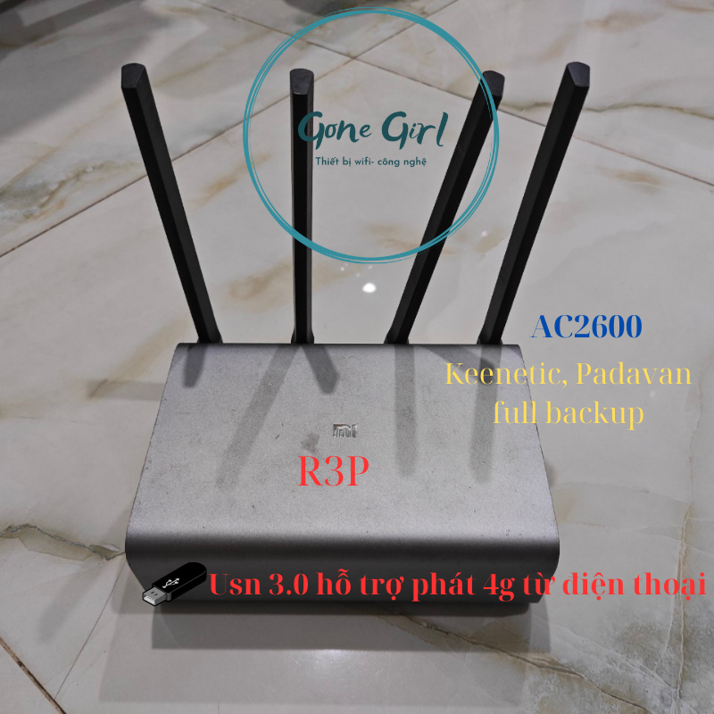 Modem wifi xiaomi pro AC2600R3P và xiaomi R3gv1 ac1200